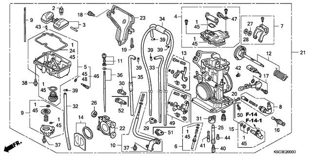 Honda CRF250X9 2009 Sensor Assy., Throttle (16060-KSC-671)