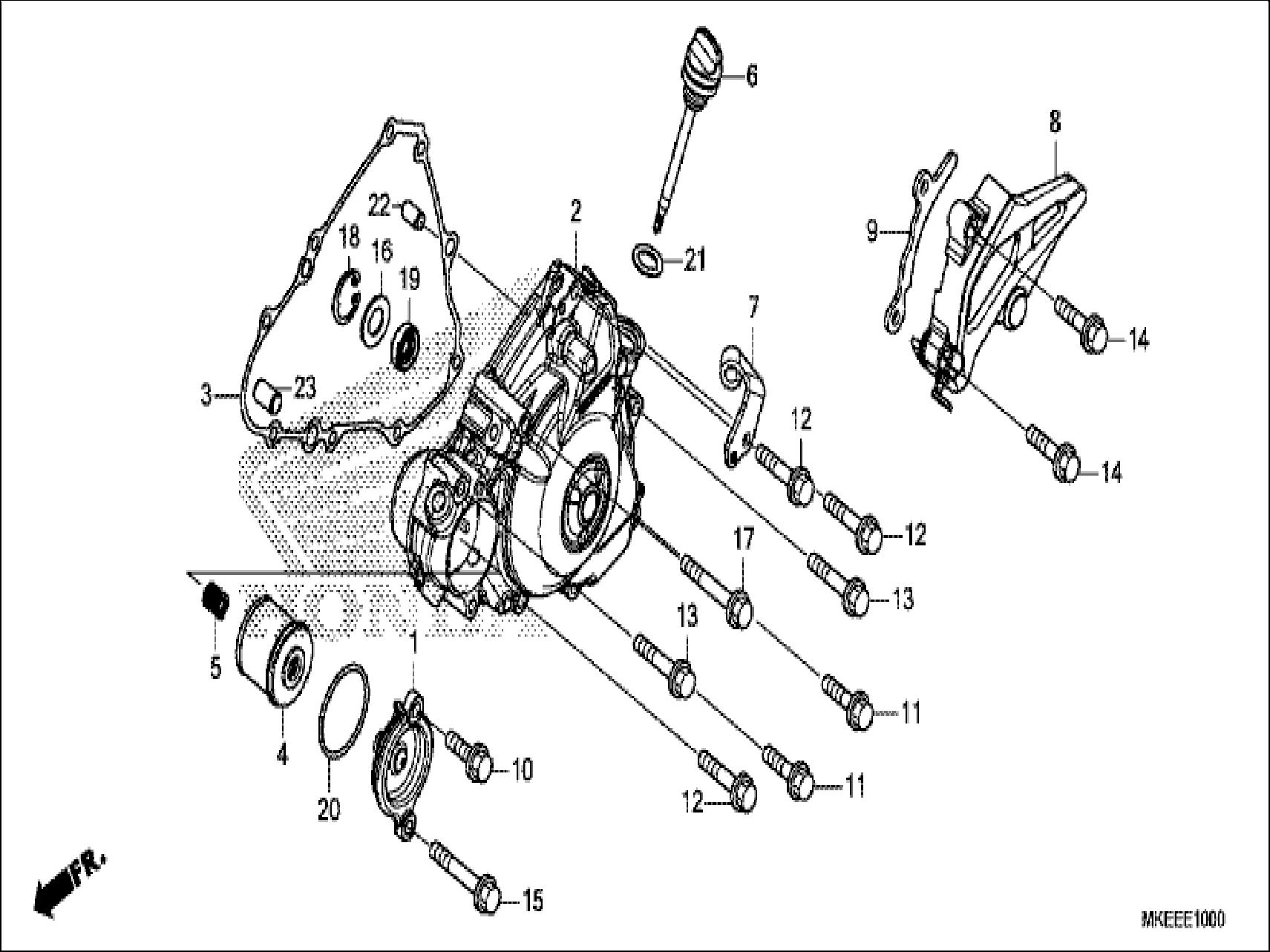 Honda 91204-MEN-A31 Oil Seal - 10x21x5mm Genuine OEM Replacement