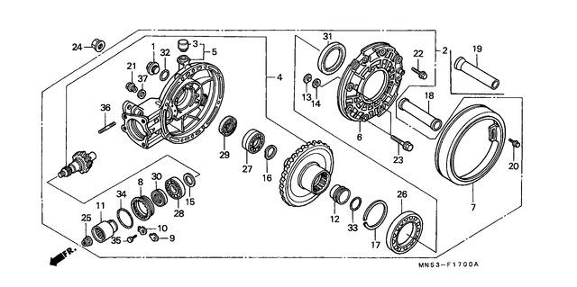 Honda GL1500J 1988 O-Ring, 39.5X2.4 (Arai) (91356-MG9-003)