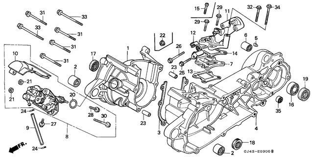 Honda SH75H 1987 Stay, Tube (17104-GJ4-710)