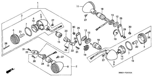 Low Cost Genuine Honda VT1100CN 1992 Motorcycle Parts | Nutjob