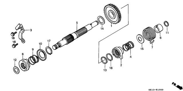 Honda XR250RF 1985 Spring, Cam Reset (28283-428-000)
